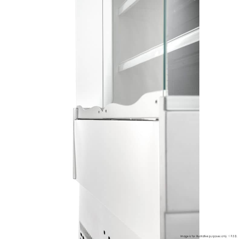 Tecnodom TDVB80-CA-250 Vulcano 4-Door Open Display – 0°C to +4°C - Image 5