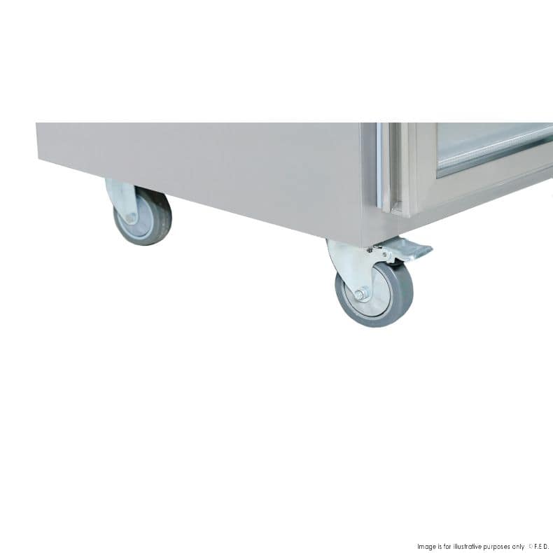 Thermaster SUFG1000 Double Glass Door Display Freezer – 1000L, LED, -22°C to -18°C - Image 3