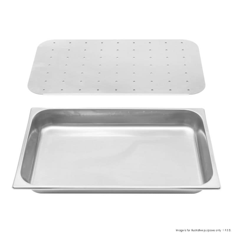 Benchstar DH-310E Stainless Steel Chip Warmer – 1/1 GN Pan - Image 2