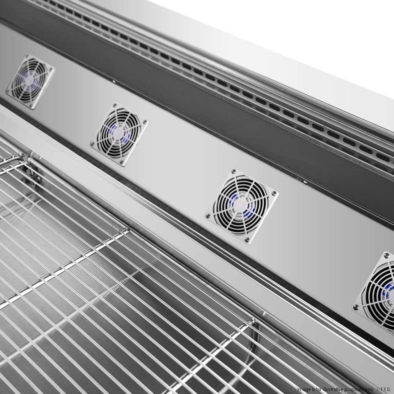 Thermaster PWB200 Three-Door Deluxe Pizza Prep Bench – 2000 mm - Image 8