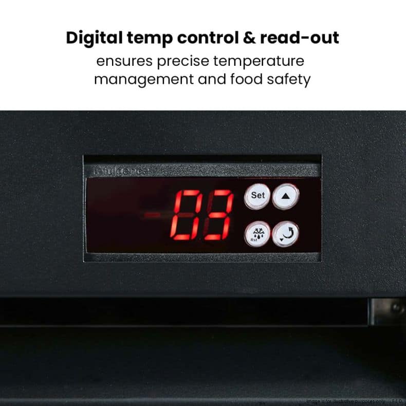 Thermaster LG-540BP Single Glass Door Upright Drink Fridge – 530 L, R290, 9-Star GEMS - Image 5