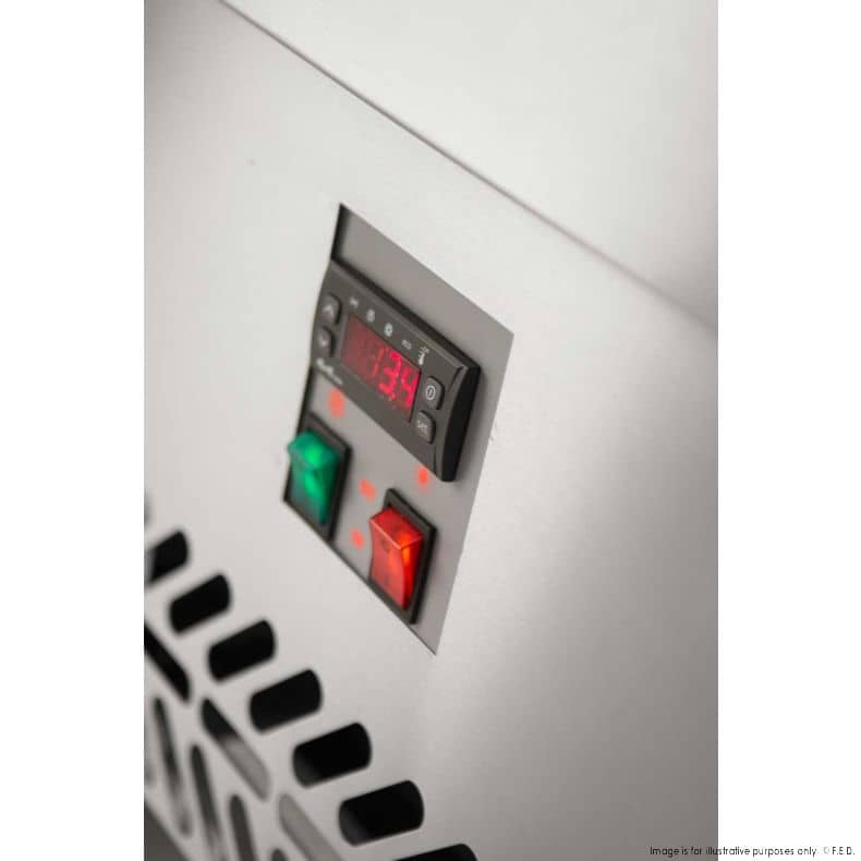 Tecnodom TDVB80-CA-250 Vulcano 4-Door Open Display – 0°C to +4°C - Image 3