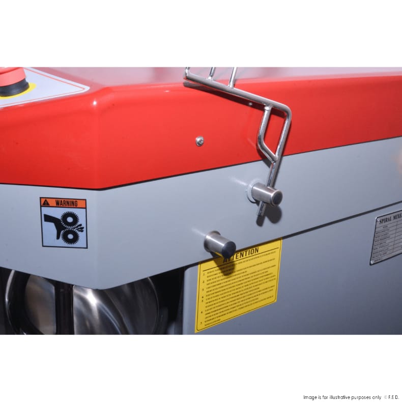 Tyrone SCP23 Fixed Head Heavy Duty Spiral Mixer – 23L, 10-Speed, Programmable - Image 2