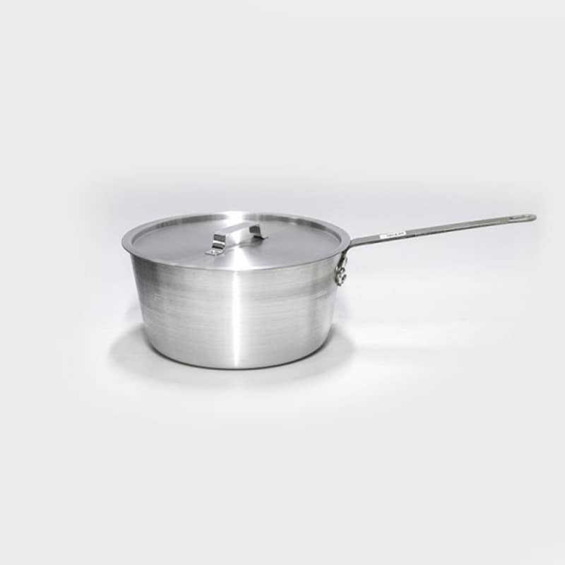 Kitchen Knock 416470 aluminium sauce pot 3.5L with lid, 220mm diameter – commercial cookware Australia