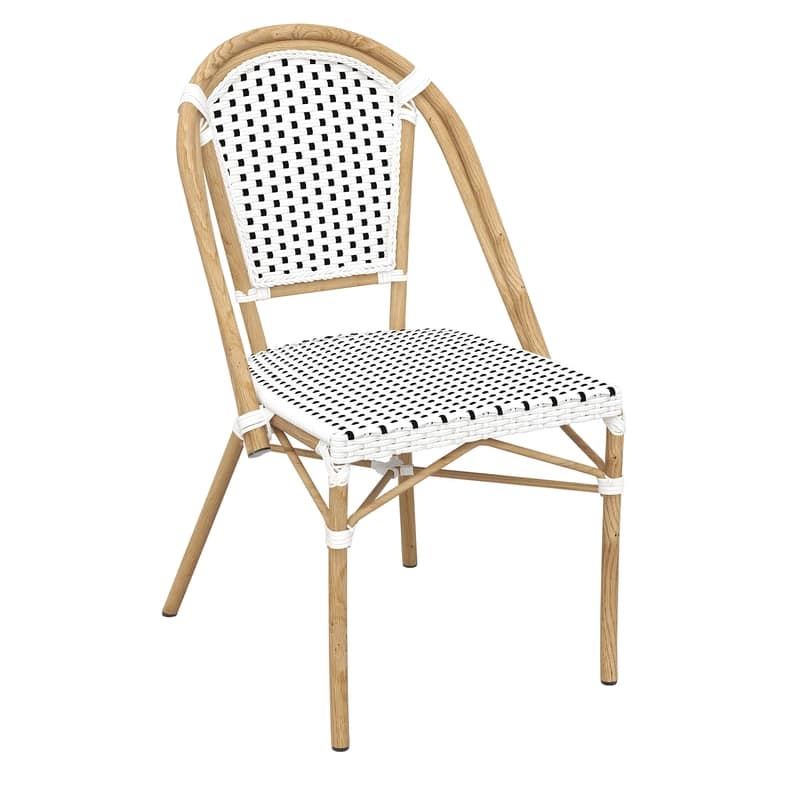 Eiffel Chair with Natural Frame - A Fusion of Parisian Elegance and Robust Design