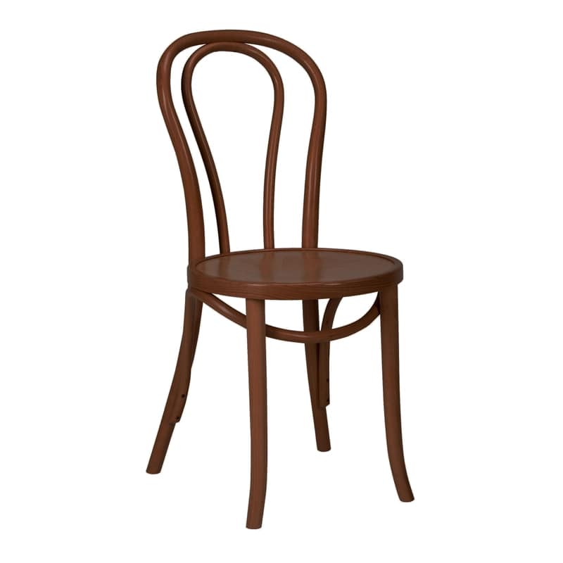 Elegant Walnut Paged Bentwood Chair - A Timeless Union of Style and Comfort