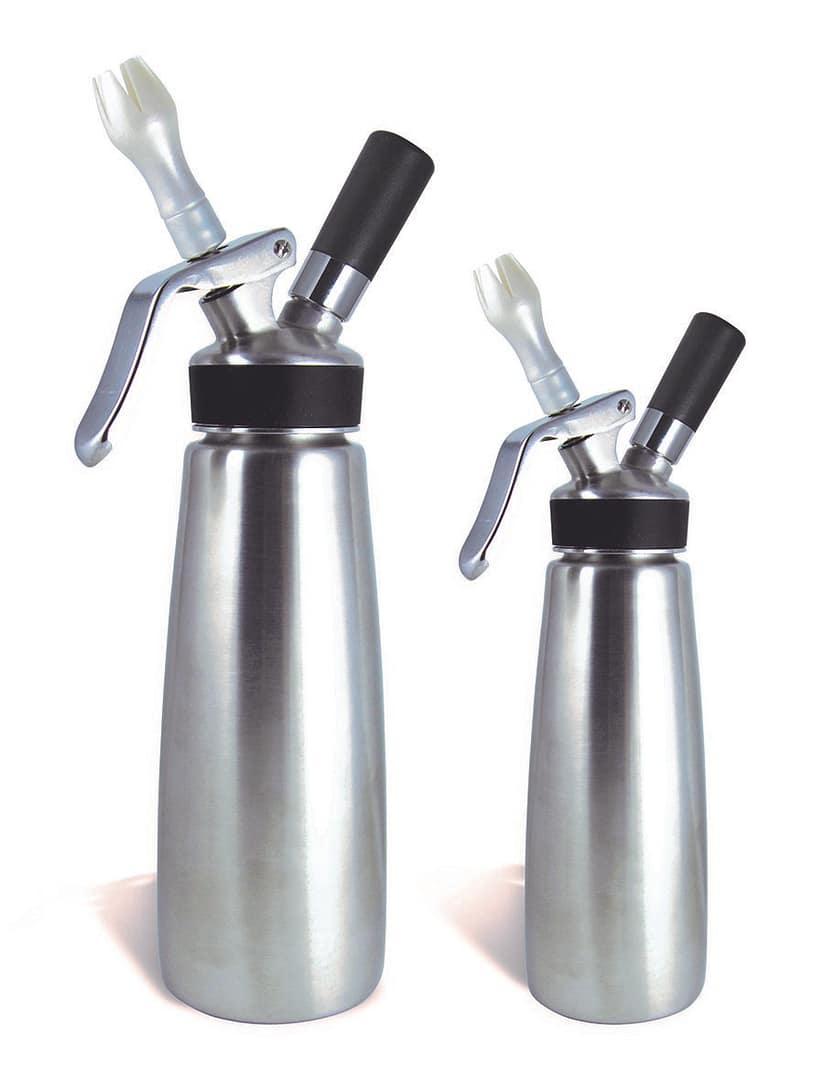 Best Whip CGB0004 BaristaPro 1L Stainless Steel Cream Gun with Decorator Tips