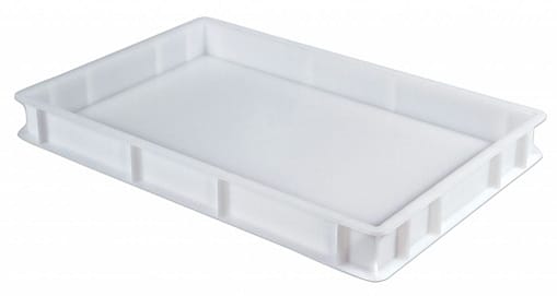 PTG0100 Deep Stackable Pizza Tray - 100mm, Robust PE Construction