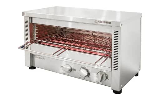 Woodson Toaster Griller W.GTQI8.15 - 8 Slice Capacity with Instant Heat Ceramic Coating