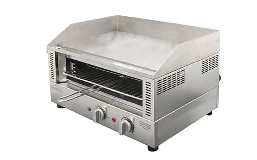 Woodson W.GDT65.15 Griddle Toaster - 8mm Plate with 6-Slice Toaster