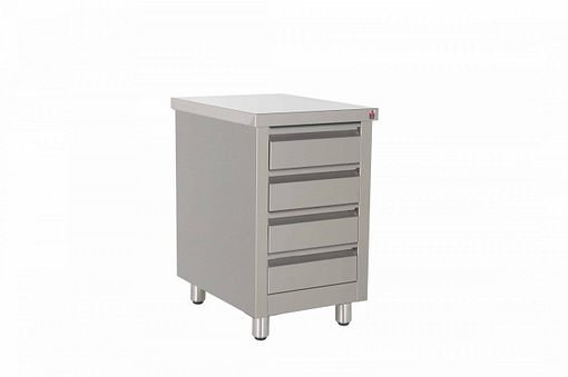 Inomak DCI0004 Stainless Steel Drawer Unit