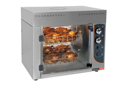 Anvil CGA0008 Stainless Steel Chicken Rotisserie – 8 Bird Capacity.