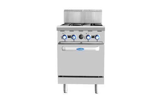 Cookrite AT80G4B-O-NG Commercial Gas Cooktop with Oven