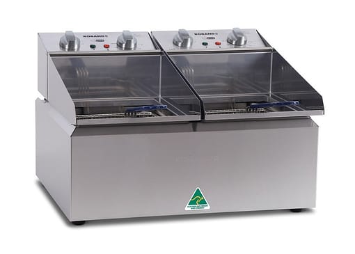 Roband FR28 - 2x 8L Electric Frypod Bench Top Fryer, 2 x 15A