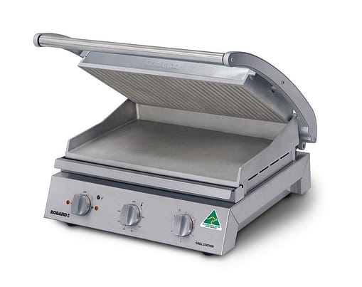 Roband GSA815R Grill Station - 8 Slices Smooth Bottom & Ribbed Top