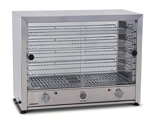 Roband PM100 Pie Master Food Warmer - 100 Pie Capacity Stainless Steel Display