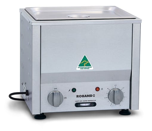 Roband BM1A Counter Top Hot Bain Marie, 1 x 1/2 size 100mm pan & lid