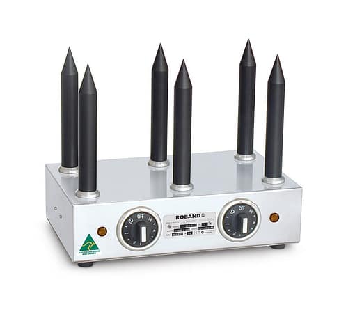 Roband M6T Bun Warmer, 6 Teflon Spikes