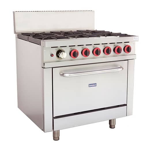 Gasmax GBS6TS Commercial Gas Range Full View