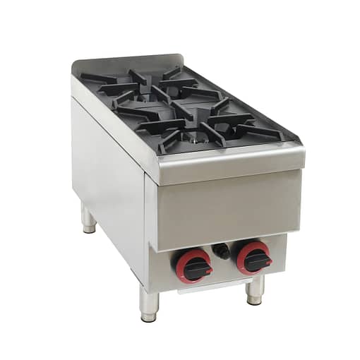 JUS-TR-2 GASMAX Benchtop Natural Gas 2 Burner Cooktop (JUS-TR-2)