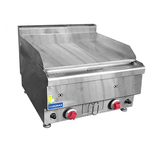 GASMAX Benchtop 2 Bunner Griddle 600mm - JUS-TRG60LPG