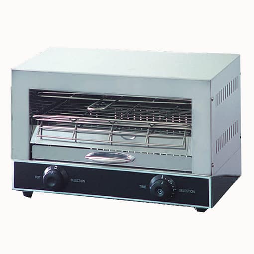 Benchstar Single infrared quartz element salamander griller toaster and timer - QT-1