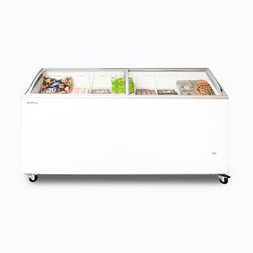 Bromic Freezer Chest CF0600ATCG-NR 555L Curved GLS Top 6ft