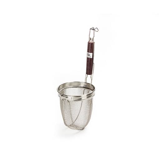 KK Mesh - Heavy Duty - Wooden Handle Noodle Basket 000782
