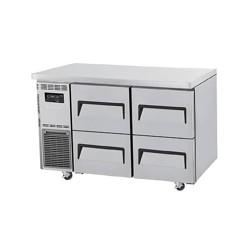 Turbo Air KUF12-2D-4(HC) Supreme Series: 4-Drawer Undercounter Freezer - 1200mm