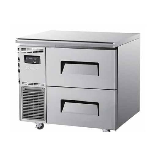 Turbo Air KUF9-2D-2(HC) Space-Saver Series: 2-Drawer Undercounter Freezer - 900mm