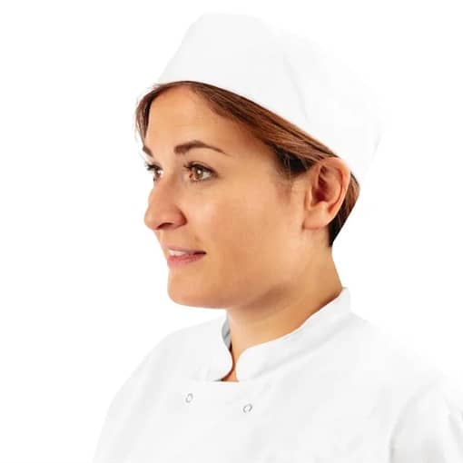 Whites Chefs Skull Cap White - Sizes S to XL