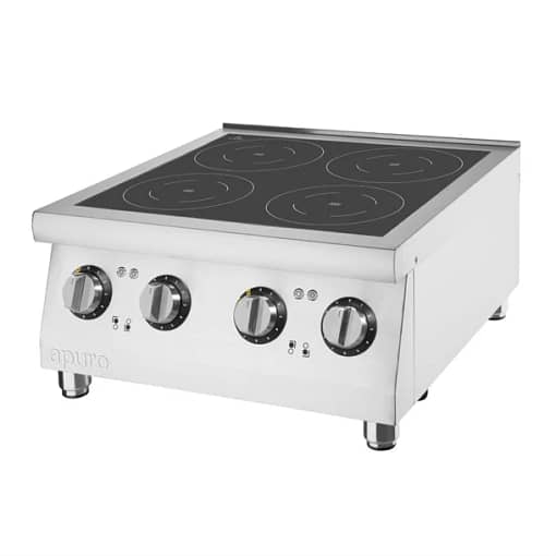 Apuro Induction Hob Four Zone - 2x3kW