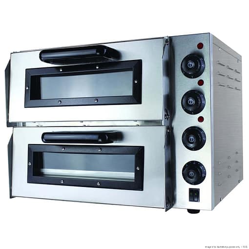 Bakermax EP2S/15 Compact Double Pizza Deck Oven, 15A