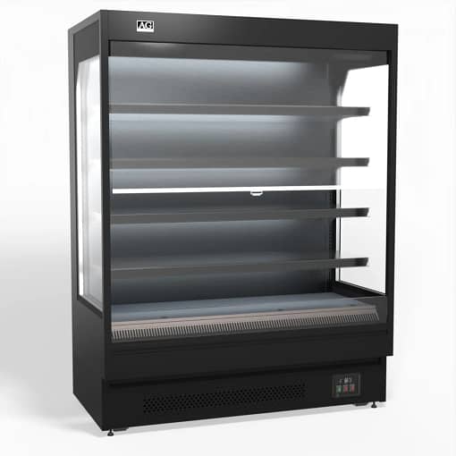 alt="AG OMS1500 Open Multi Deck Showcase Fridge - 873L Capacity"