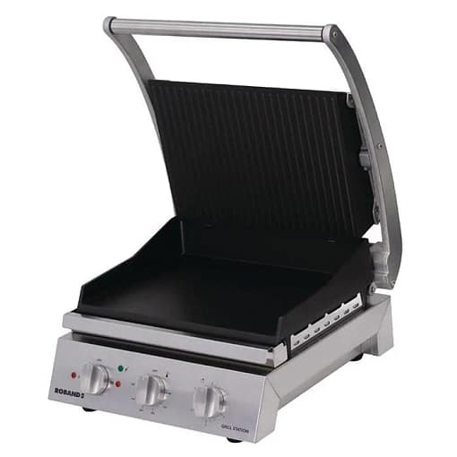 Roband GSA610RT Grill Station, 6 Slice Non-Stick Coated