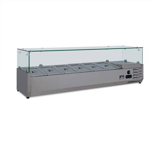 AG VRX1400-380 Bench Top Saladette / Pizza Showcase - 1400mm