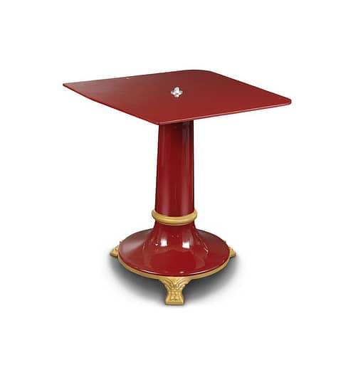 Noaw NSCIS - Red Cast Iron Stand for Retro Flywheel Slicer NS330M