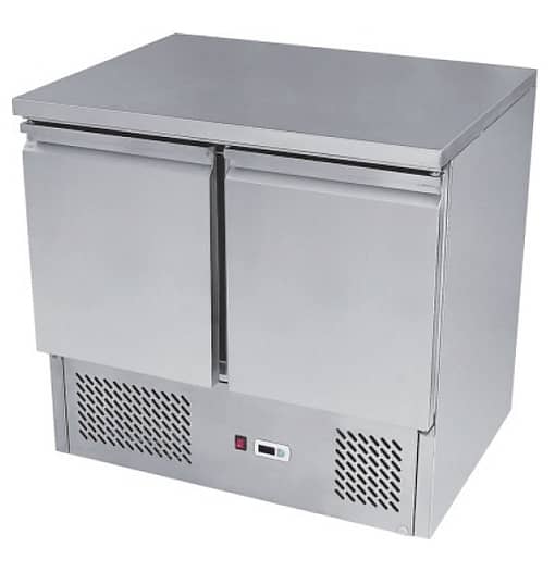 Atosa ESL3801 2-Door Table Saladette Fridge 900mm