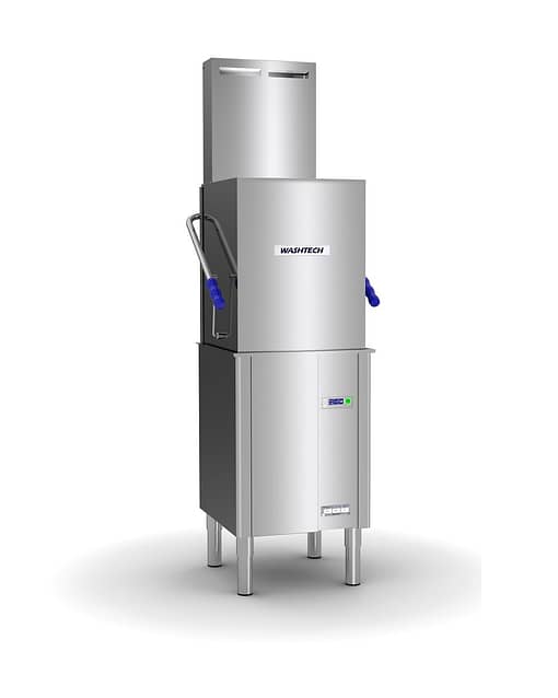 Washtech M1C - Professional Passthrough Dishwasher with Heat Condensing Unit