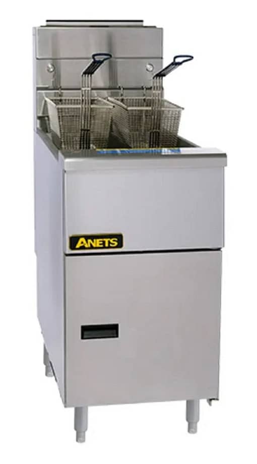 Anets FDAGG114R Goldenfry Gas Tube Fryer with Filter Drawer System