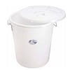 Kitchen Knock 014731 white food-grade plastic lid for 100L storage bins, secure and hygienic