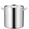 Kitchen Knock 12L Stainless Steel Stock Pot - Induction Ready & Triple Base