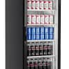 Atosa P600WB Single Glass Door Beverage Fridge with 600L Capacity, LED Light, Digital Control