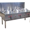 Time Triple Ring Wok Model: CWS-T3 - 3 Burner Wok Station