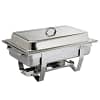 Olympia Chafers Set - 2 x GN 1/1 Chafers with 72 x 6-Hour Fuel