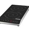 Anvil ICD3500 Double Induction Cooker with Dual 225mm Plates and Touch Controls
