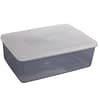 Kitchen Knock 014678 6.5L food storage box with white lid, clear polycarbonate container for commercial kitchens