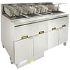 Anets FDAGG414R 4 Deep Fryers Filter System - Hands-Free Oil Filtration