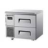 Turbo Air KUF9-2D-2(HC) Space-Saver Series: 2-Drawer Undercounter Freezer - 900mm