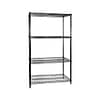 FED B18/36 Four Tier Black Plastic Shelving with 915x457x1880mm – Ideal for Cool Rooms & Freezers